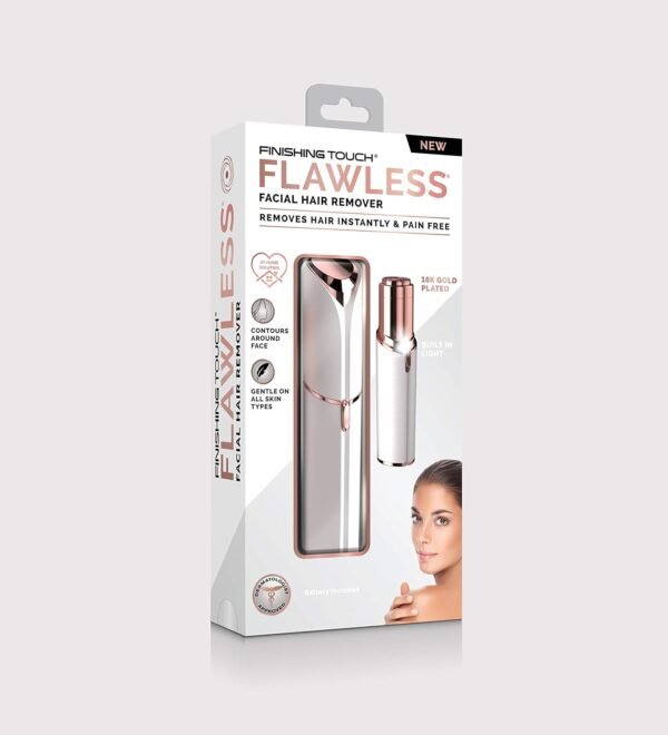 Finishing Touch Flawless Women's Painless Hair Remover , White/Rose Gold - Eye Trimmer - Image 7